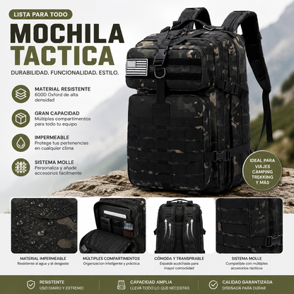 Mochila Táctica Militar De 45L