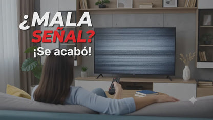 Antena de TV para Smart TV (sin cable)